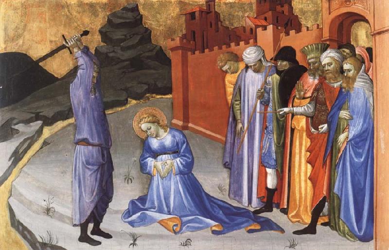 Gherardo Starnina The Beheading of Saint Catherine Sweden oil painting art